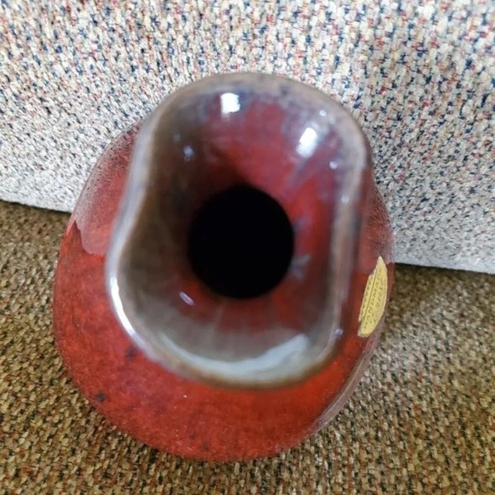 VTG Danish Modern Vase  ERNST KERAMIK of Faxe Denmark / Art Pottery
